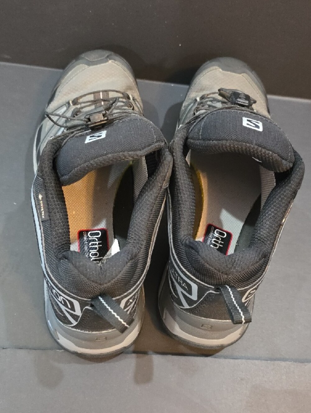 Salomon X Ultra 3 GTX Men's Black and Gray Trail Running Shoes Size 8 - Picture 6 of 11